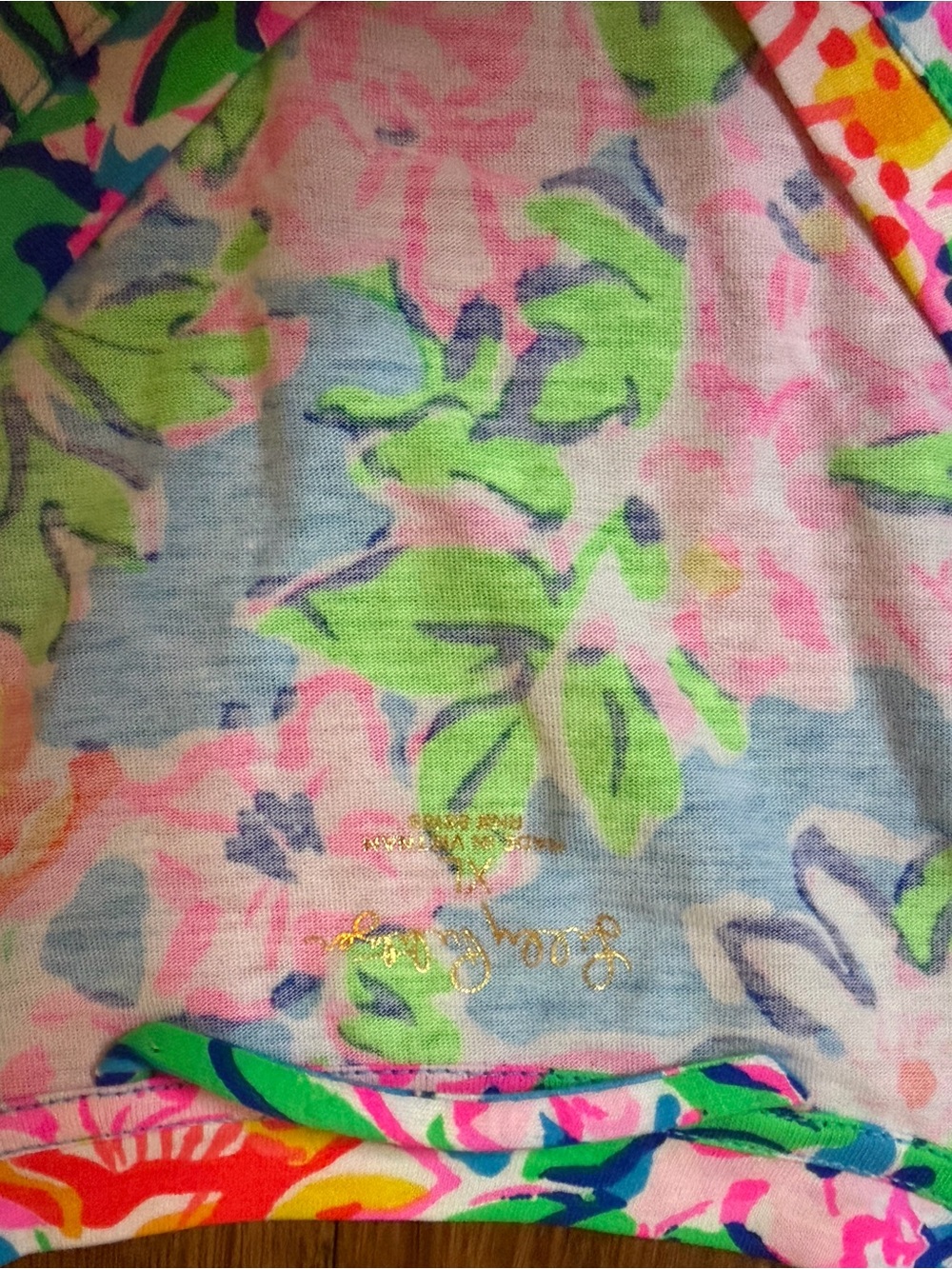 NWT Lilly Pulitzer Bright Pink & Blue Floral Womens' Dress - Picture 5 of 8